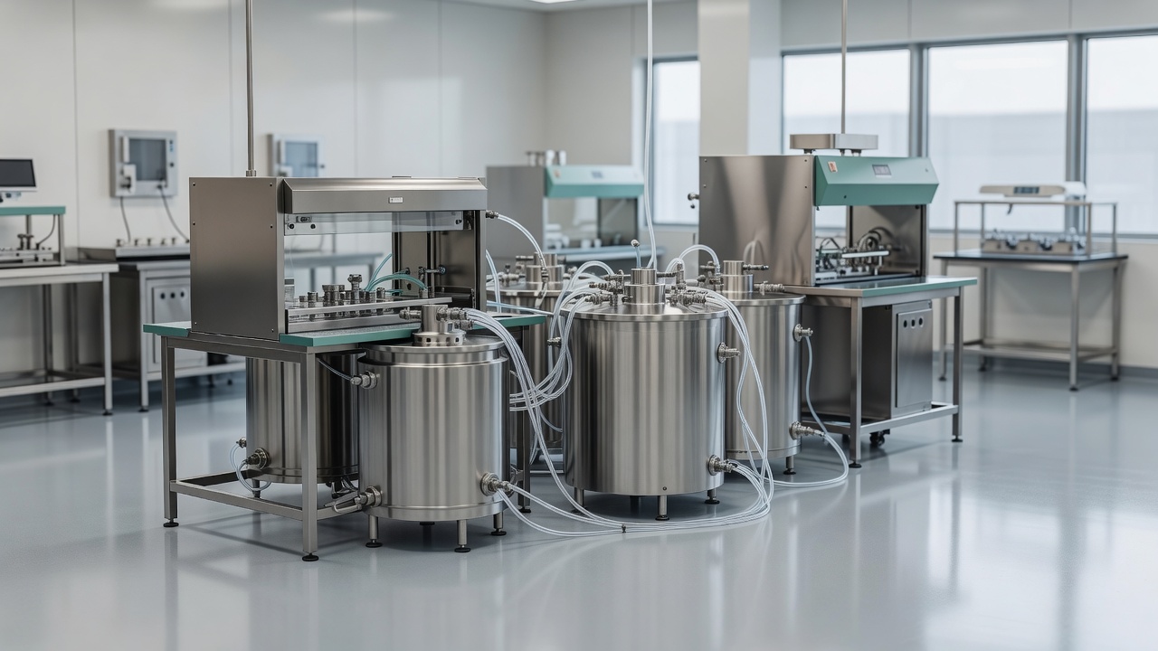 SHA compounding and solution preparation suite