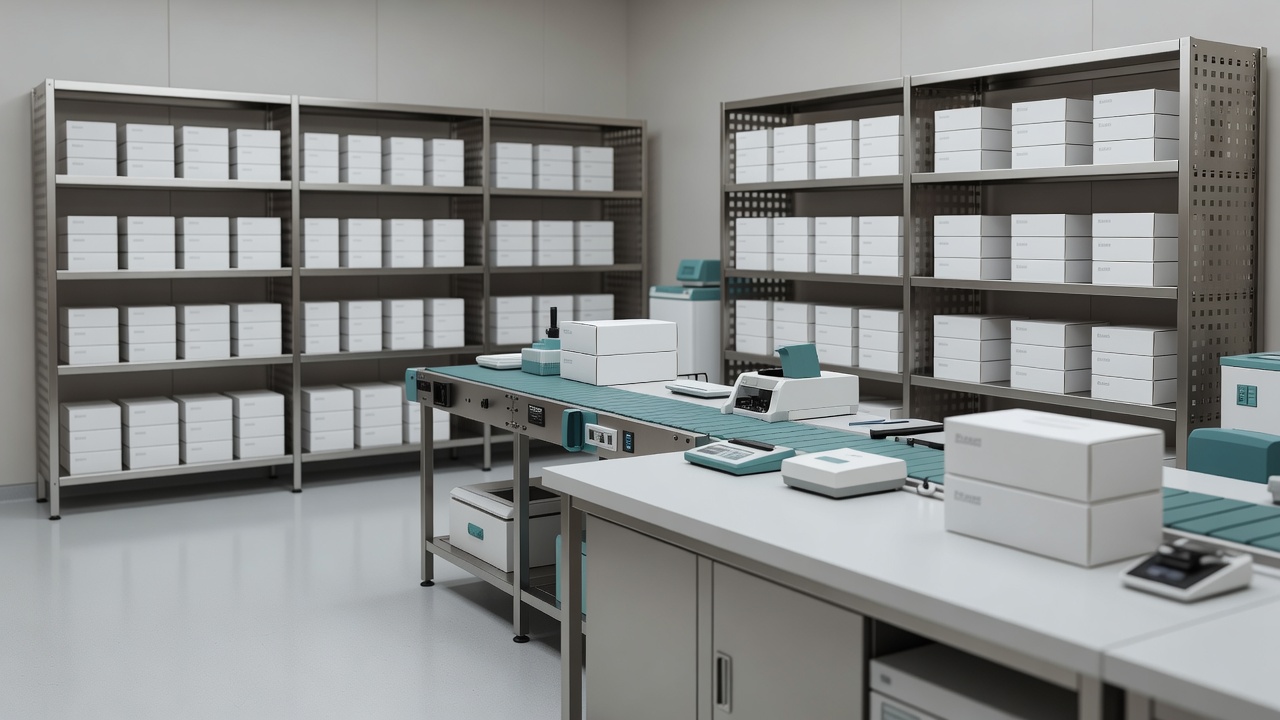 SHA storage and packaging room
